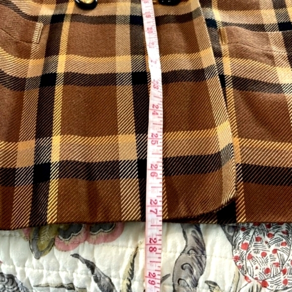 This Fall Trends😍😍😍SASSON Paris New‎ York vintage plaid ladies double - Picture 7 of 7